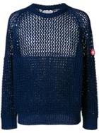 Cav Empt Loose Knit Sweatshirt - Blue