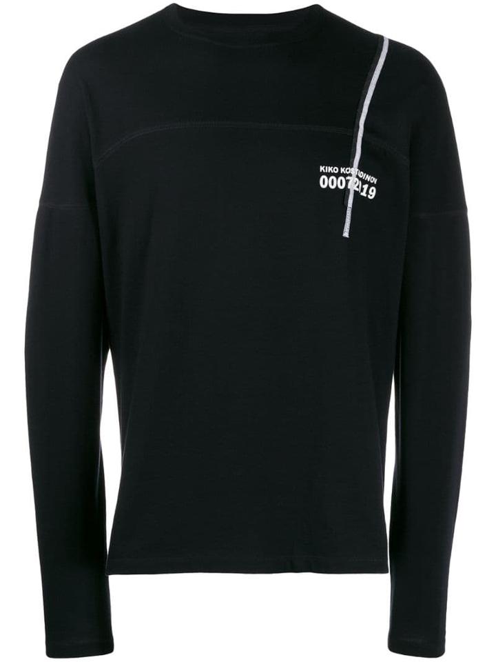 Kiko Kostadinov Graphic Long-sleeved T-shirt - Black