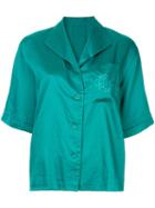 Christian Dior Pre-owned Embroidered Short Sleeve Shirt - Green