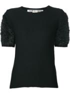 Comme Des Garçons Faux Fur Sleeve T-shirt