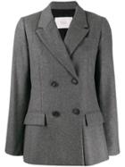 Tela Double-breasted Jacket - Grey