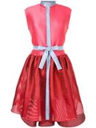 Alexis Mabille Colourblock Sleeveless Dress - Pink & Purple
