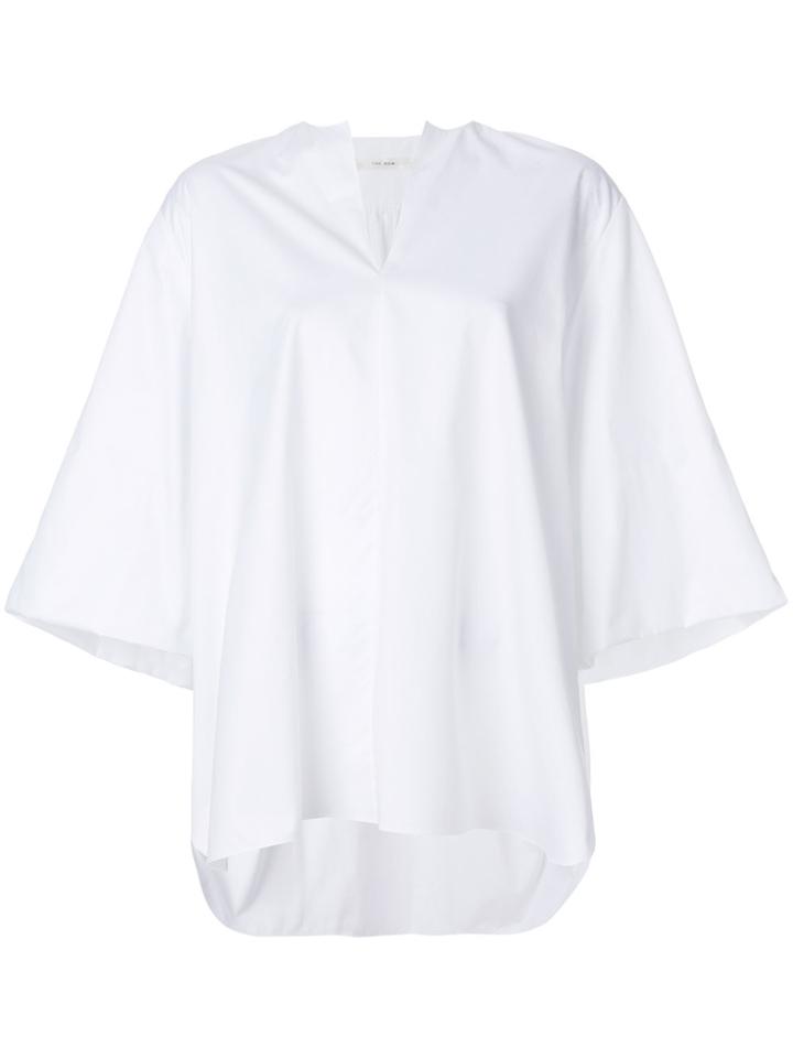 The Row Charis Sea Island Blouse - White