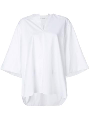 The Row Charis Sea Island Blouse - White