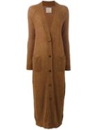 Laneus Long Cardigan, Women's, Size: 40, Brown, Polyamide/wool/alpaca