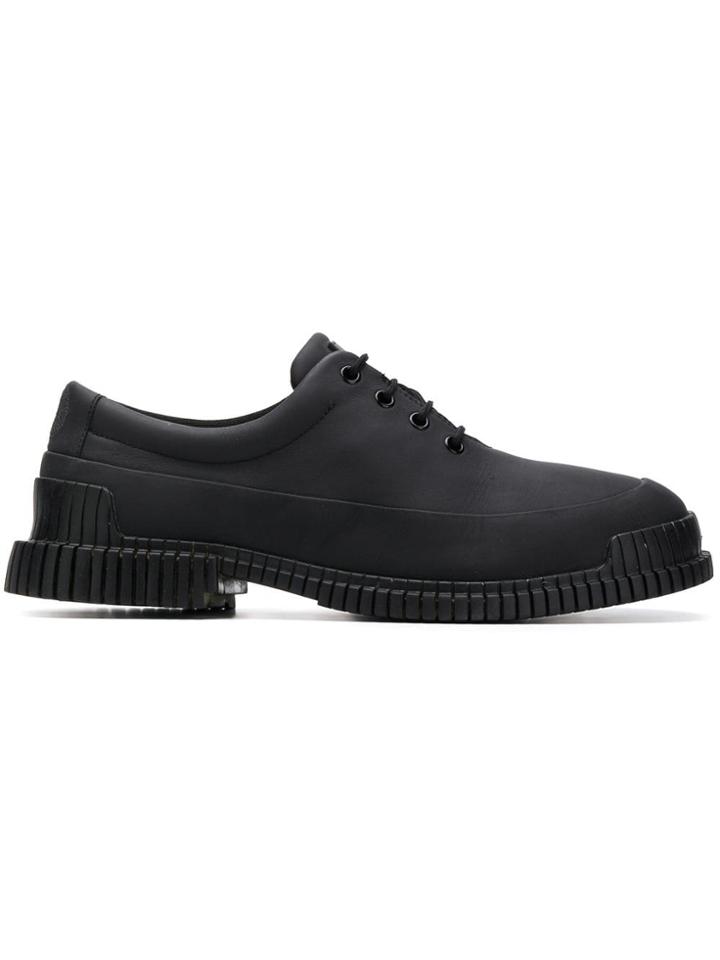 Camper Pix Lace Up Lo Tops - Black
