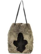 Vera Wang Fleur De Lis Intarsia Tote - Grey
