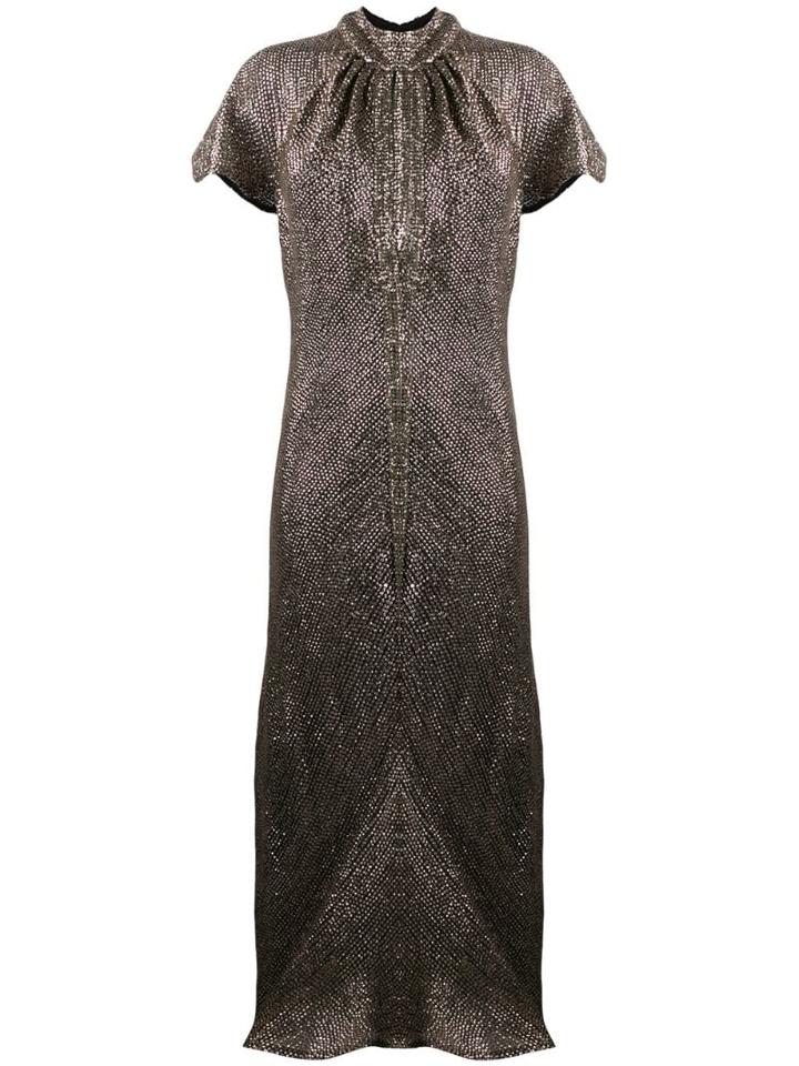 Maria Lucia Hohan Julissa Dress - Silver