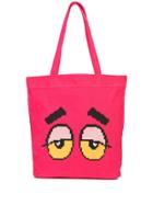 Mostly Heard Rarely Seen 8-bit Drowsy Tote - Pink