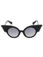 Linda Farrow Gallery Jeremy Scott 'wind Swept Wings' Sunglasses