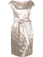 Fabiana Filippi Metallic Midi Dress - Gold