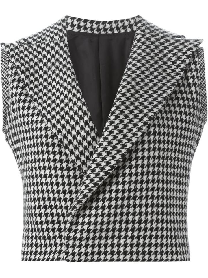 Yohji Yamamoto Vintage Houndstooth Waistcoat