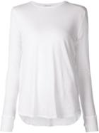 Helmut Lang Long Sleeve T-shirt, Women's, Size: Xs, White, Cotton/cashmere