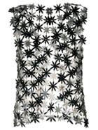 Paco Rabanne Flower Waistcoat - Black
