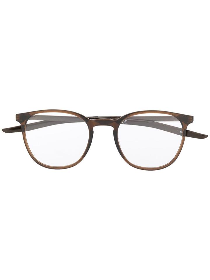 Nike Round Optical Glasses - Brown