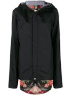 Junya Watanabe Rear Floral Print Jacket - Black