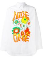 Stella Mccartney Floral Print Front Shirt - White