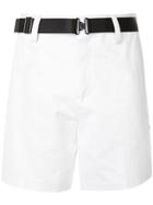 Emporio Armani Belted Deck Shorts - White