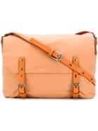Ally Capellino Double Buckle Crossbody Bag - Orange