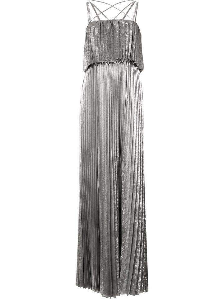 Zac Zac Posen 'ashley' Gown, Size: 4, Grey, Polyester