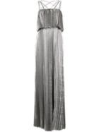 Zac Zac Posen 'ashley' Gown, Size: 4, Grey, Polyester