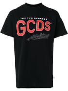 Gcds Printed T-shirt, Men's, Size: Xl, Black, Cotton