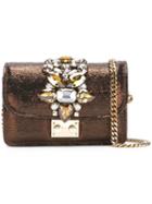 Gedebe Embellished Shoulder Bag, Women's, Brown