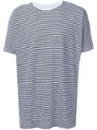 Zanerobe Striped Front T-shirt, Men's, Size: Medium, White, Cotton