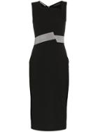 Roland Mouret Zipped Abbotsbury Midi Dress - Black