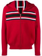 Givenchy Zipped Up Cardigan - Red