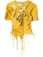 Ottolinger Ripped T-shirt - Yellow