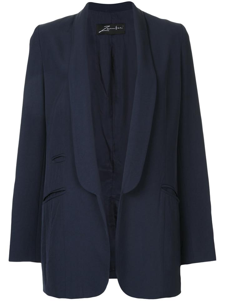 Zambesi Shawl Collar Tuxedo Jacket - Blue