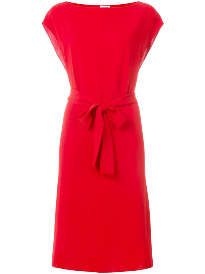 P.a.r.o.s.h. Belted Dress - Red