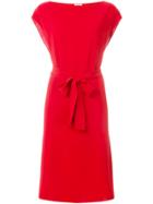 P.a.r.o.s.h. Belted Dress - Red