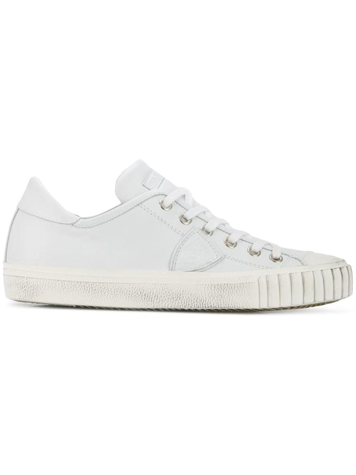 Philippe Model Gare Low Top Trainers - White