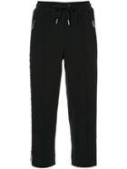 Dolce & Gabbana Cropped Drawstring Trousers - Black