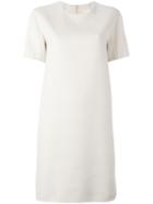 's Max Mara Round Neck Dress, Women's, Size: 42, Nude/neutrals, Angora/virgin Wool
