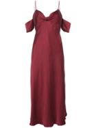 Zimmermann Drape Slip Dress - Red