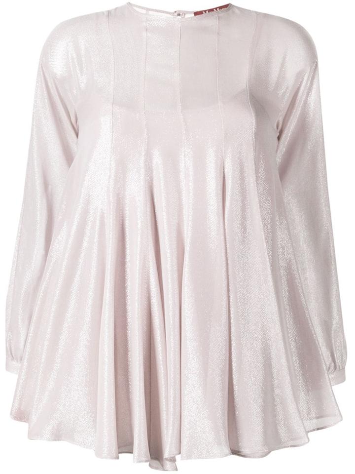 Max Mara Long-sleeve Flared Blouse - Pink