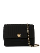 Chanel Pre-owned 1985-1993 Mademoiselle Chain Crossbody Bag - Black