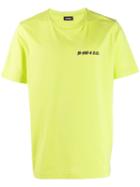 Diesel Script Print T-shirt - Yellow