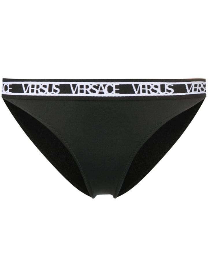 Versus Banded Bikini Briefs - Black