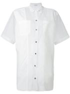 Tomas Maier Sheer Short Sleeve Shirt - White