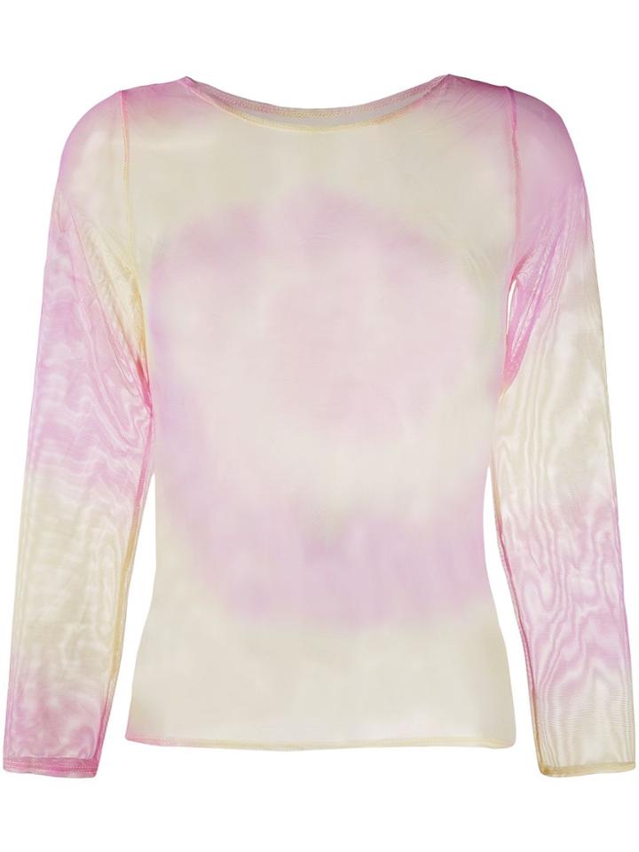 Collina Strada Tie Dye Print T-shirt - Pink