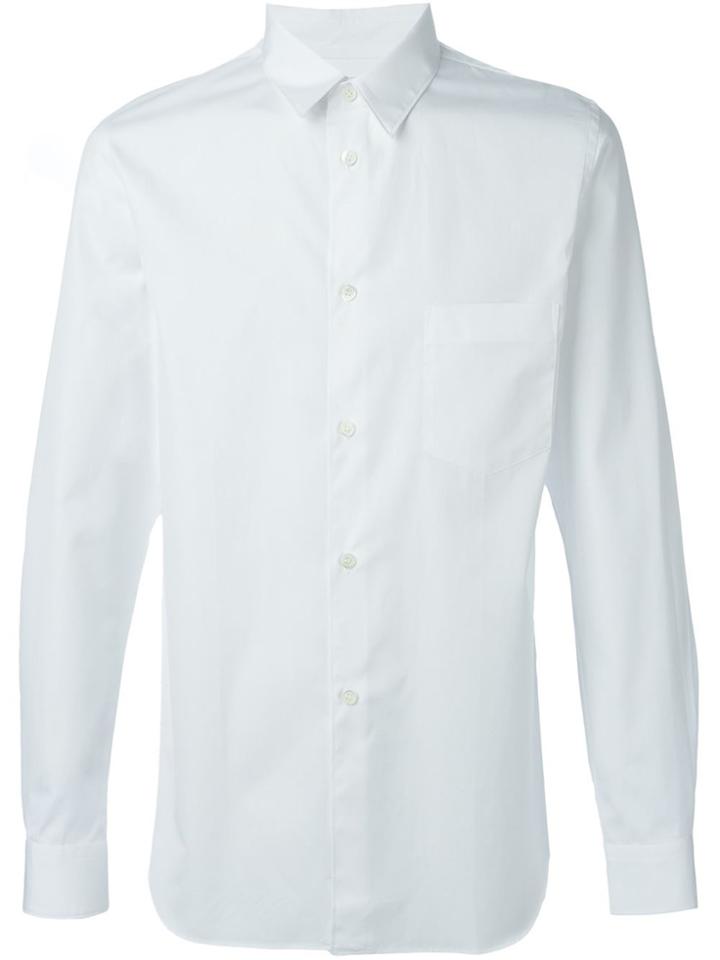 Comme Des Garçons Shirt Button Down Shirt - White