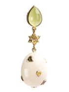 Bibi Van Der Velden Mommoth Eggs Earring - Nude & Neutrals