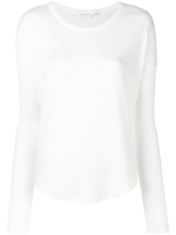 Rag & Bone Basic Longsleeved T-shirt - White