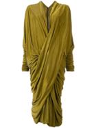 Poiret Draped Evening Dress - Green