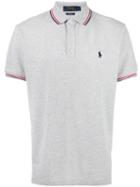 Polo Ralph Lauren - Logo Embroidery Polo Shirt - Men - Cotton - M, Grey, Cotton