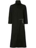Y's Hand Embroidered Dress - Black
